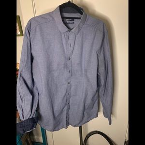 Dotted button down shirt